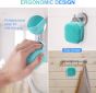 Sasti Market Silicone Bath Body Brush With Soap Dispenser