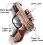 iShopping - Shop Zone Mini Pistol Gas Lighter With Laser