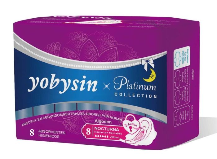 Asmix Pakistan Yobysin Napkin Sanitary Pads Pack Of 8