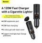 iShopping - Baseus Share Together Car Charger with Cigarette Lighter Expansion Port (CCBT-C0G)