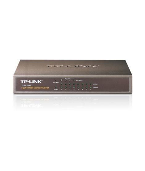 TP-Link 8-Port 10/100Mbps Desktop PoE Switch (TL-SF1008P)