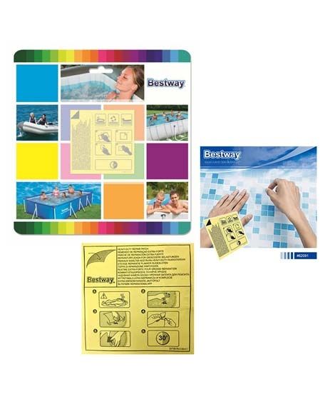 Planet X Bestway 10 Water Resistant Adhesive Patches (PX-10709)