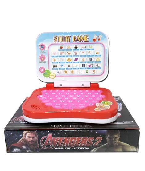 iShopping - Planet X Marvel Avengers Mini Educational Laptop For Toddlers (PX-10734)