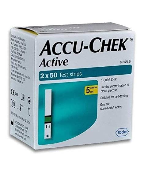 iShopping - AccuChek Active Test Strips 100 Pcs 