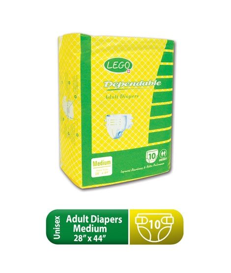 Mtek Hygiene Lego Adult Diaper Medium Pack of 10