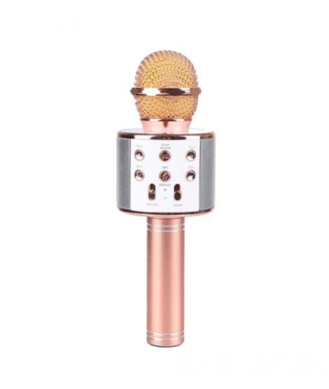 iShopping - ApkaStore Wireless Bluetooth Karaoke Microphone Mic Speaker Gold