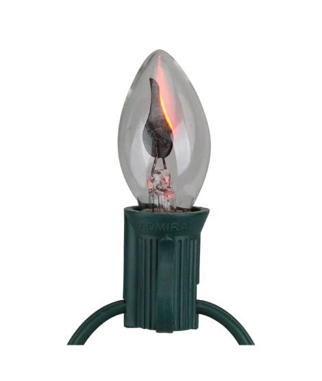 Rubian Store Flicker Flame Electric Candle Lamp Bulb