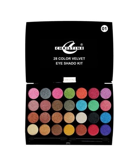 Beauty Hub Christine Velvet Eyeshadow Kit 28 Colors