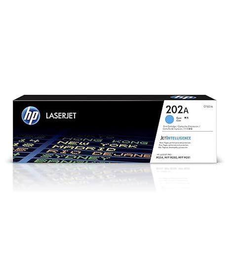 HP 202A Cyan LaserJet Toner Cartridge (CF501A)