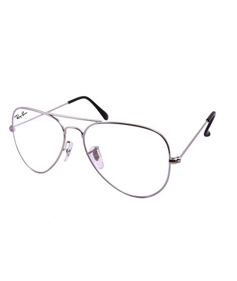 iShopping - Afreeto Metal Frame Transparent Avaitor Eyeglasses