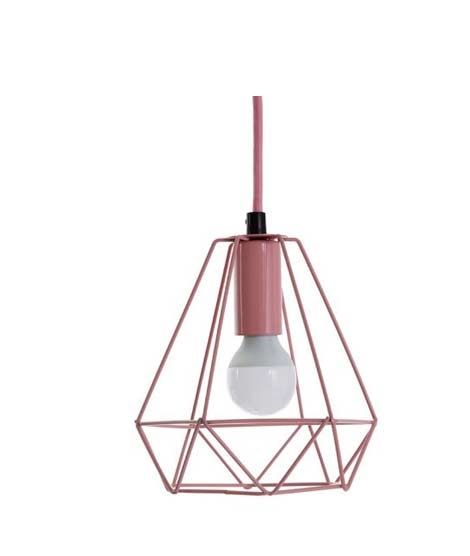 Premier Home Beli Metal Wire Pendant Light - Pink (2502157)