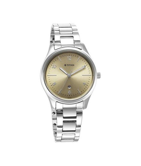 iShopping - Titan Urban Collection Analog Women's Watch - Silver (2639SM10)