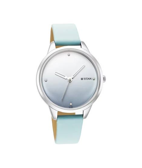 iShopping - Titan Pastel Dreams Collection Women's Leather Watch - Blue (2664SL02)