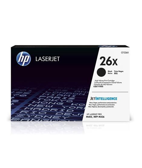 HP 26X Black LaserJet Toner Cartridge (CF226X)