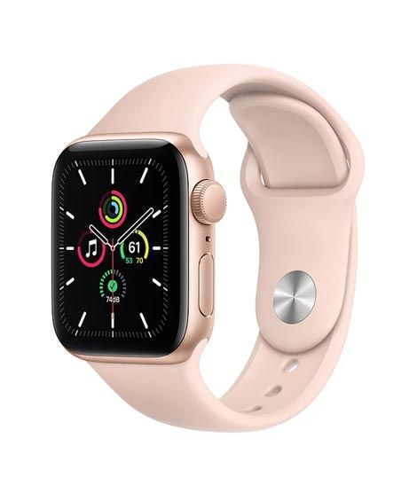 iShopping - Apple iWatch SE 40mm Gold Aluminum Case With Pink Sport Band - GPS