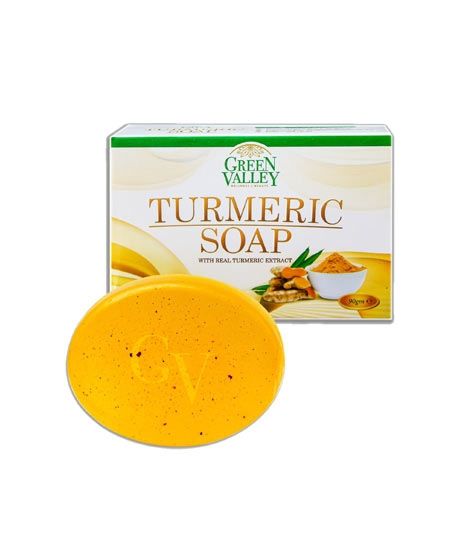 MediGreen Store Green Valley Turmeric Soap 90gm