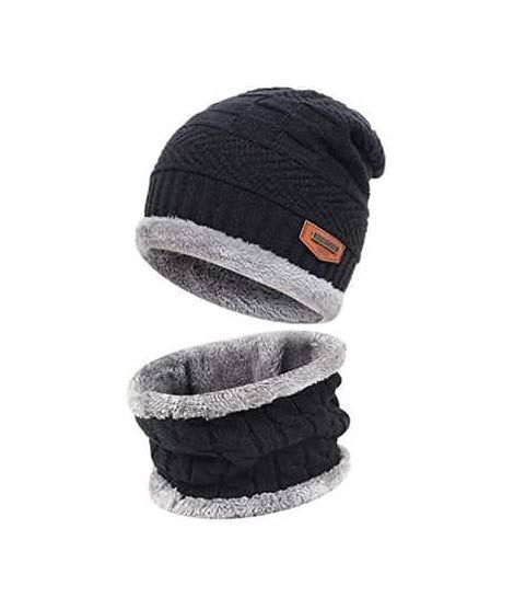 iShopping - Afreeto Winter Cotton Beanie 2 Piece Cap