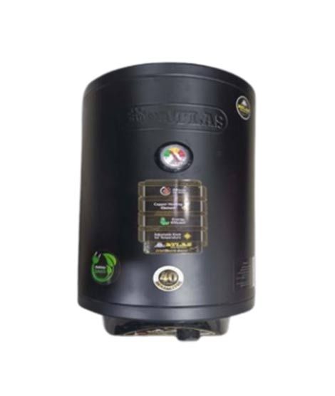 iShopping - Altas Electric Water Geyser 40 Ltr Black