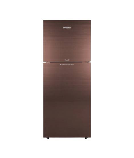 Orient Flare 540 Freezer-On-Top Glass Door Refrigerator 19 Cu Ft Radiant Lilac