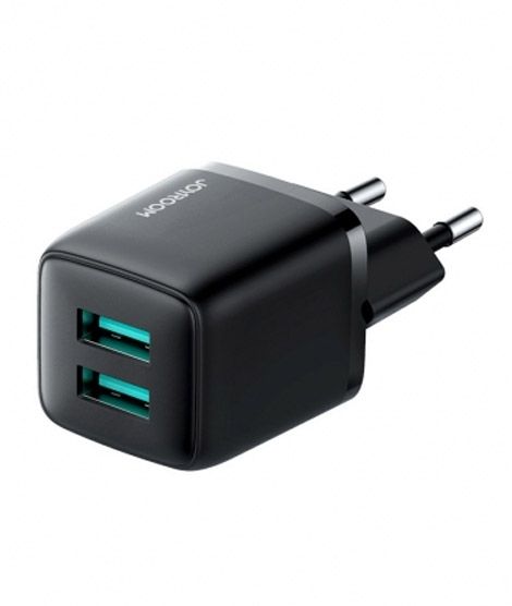 iShopping - Joyroom Dual USB Port Fast Charger Black (L-2A121)