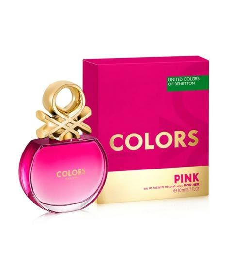 Benetton Colors Pink Eau De Toilette For Women - 80ml