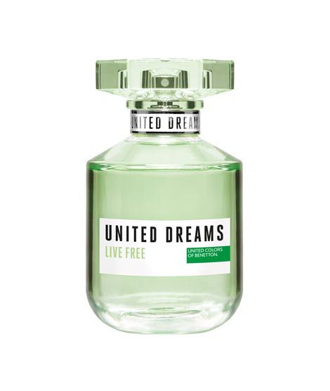 Benetton United Dreams Live Free Eau De Toilette For Women 80ml