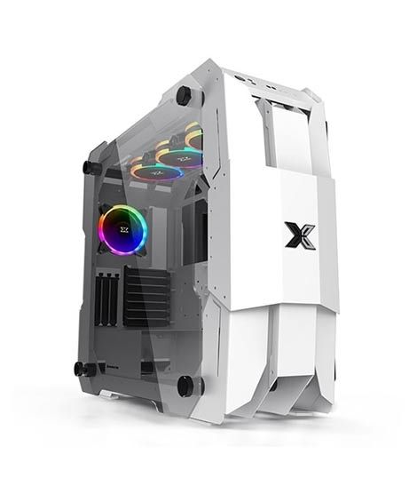 iShopping - Xigmatek X7 Tempered Glass ARGB Super Tower Gaming Case White (EN46225)