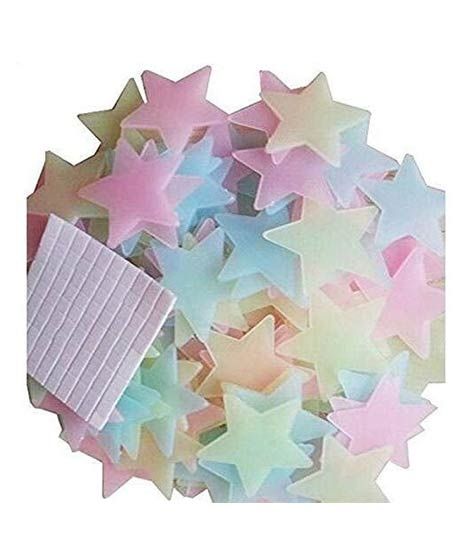 iShopping - Sasti Market Glowing Stars Wall Stickers - 100 PCS