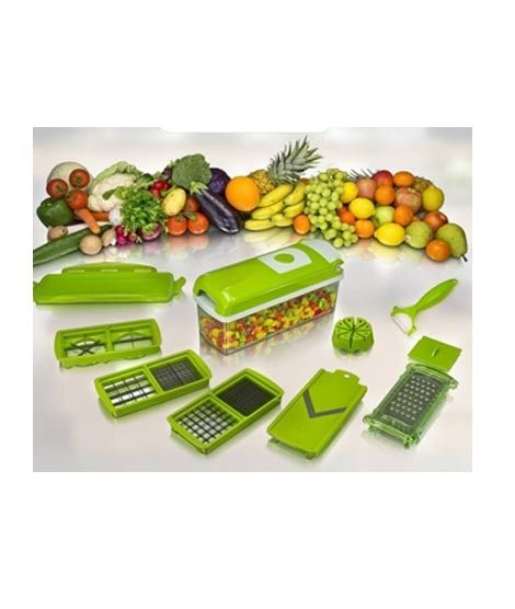 iShopping - Ferozi Traders Nicer Dicer Vegetable & Fruit Cutter - Green