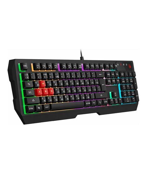 A4tech Bloody Neon Illuminated Gaming Keyboard Black (B135N)