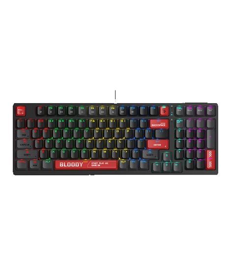 A4tech Bloody S98 Red Switch Mechanical Keyboard Black