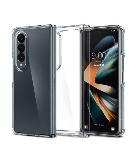 iShopping - Spigen Crystal Hybrid Case For Galaxy Z Fold4 Crystal Clear (ACS05101)