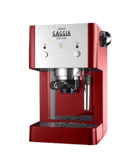 iShopping - Gaggia Gran Deluxe Manual Espresso Coffee Machine - Red (RI8425/22)