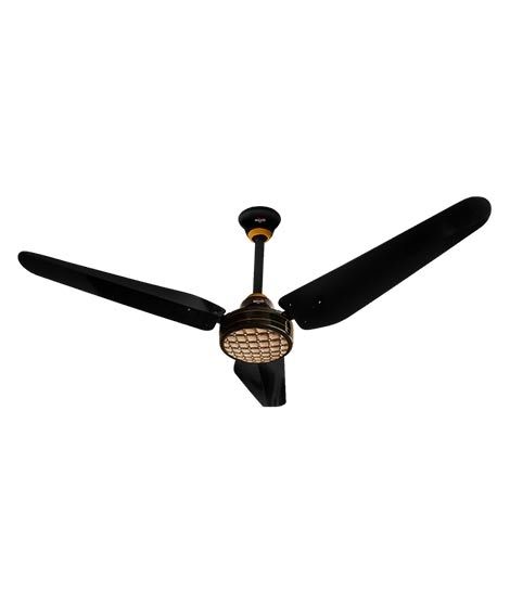 Wahid Fans Florence AC/DC 56" Inverter Ceiling Fan Black Leather (WCFFLN102-EC-132-301i)