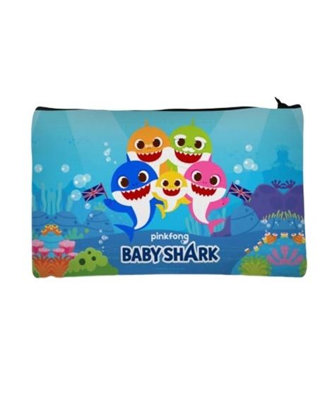 Traverse Pinkfong Baby Shark Digitally Printed Pencil Pouch (T425)