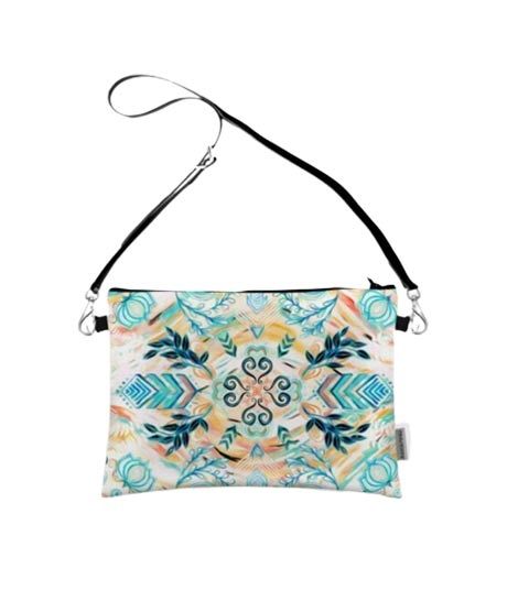 Traverse Abstract Printed Shoulder Strap Women's Bag (T499)