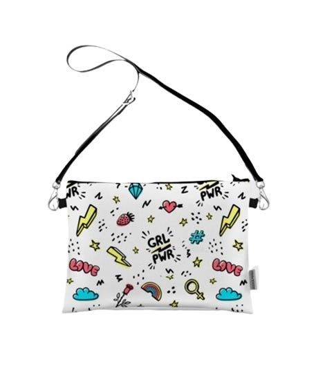 Traverse Girl Power Printed Shoulder Strap Women's Bag (T487)