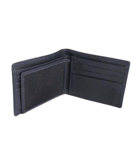 iShopping - Afreeto Black Leather Wallet + 2 Leather Keychains