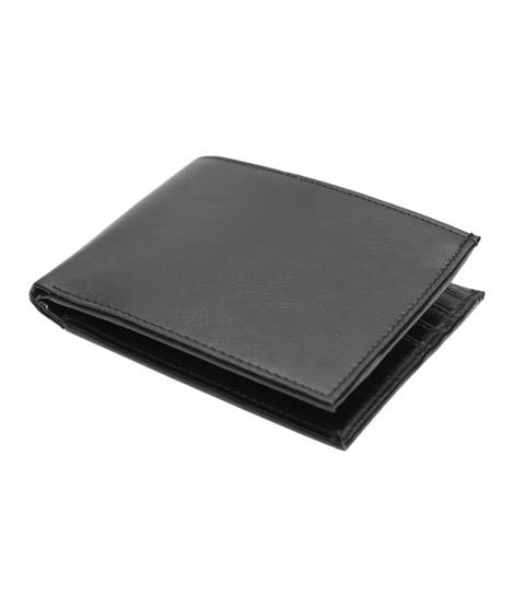 iShopping - Afreeto Goat Black Leather Wallet For Men