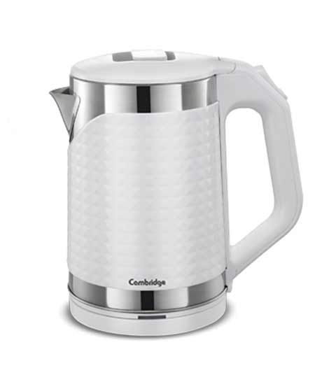 Cambridge Electric Kettle With Flask 2.2Ltr White (SK39779Mk2)