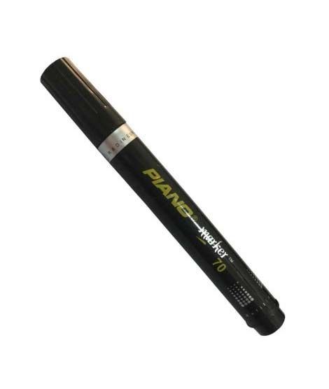 M Toys Piano Round Tip Permanent Marker - Black