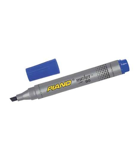 M Toys Piano Chisel Tip Permanent Marker - Blue