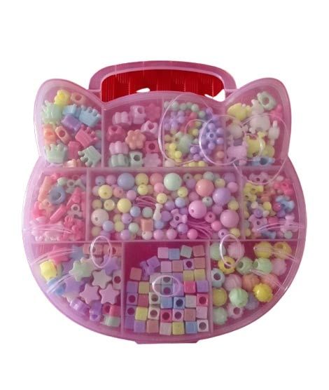 M Toys Hello Kitty Shaped Beads Set For Girls