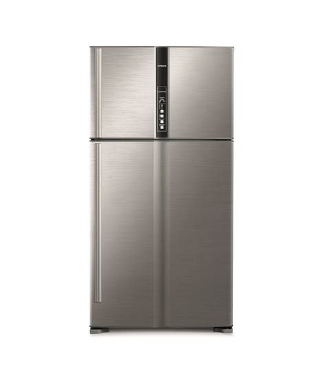 Hitachi Freezer-on-top Refrigerator 34 Cu Ft Texture White (RV-990PK1K)