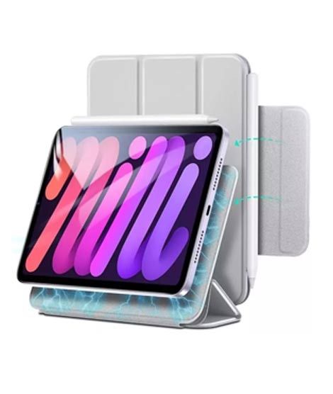 ESR Rebound Magnetic Smart Case For iPad Mini 6 Silver (AMT-8959)