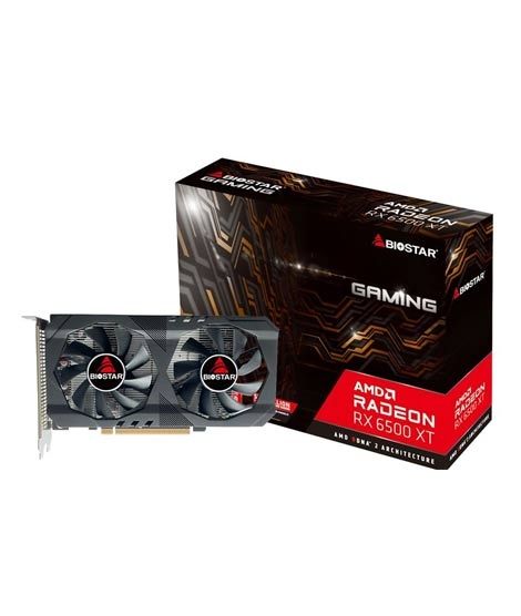 iShopping - Biostar AMD Radeon RX6500XT 4GB Graphic Card