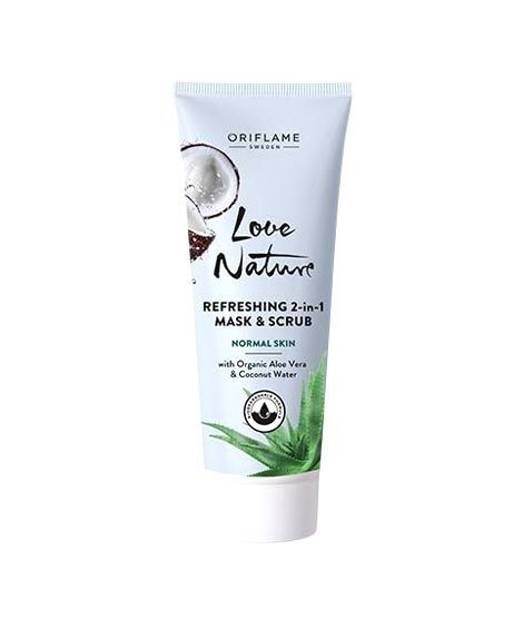 iShopping - Oriflame Love Nature Refreshing 2in1 Mask & Scrub 75ml (34822)