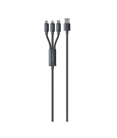 iShopping - Ronin 3 In 1 Cable Black (R-2015)