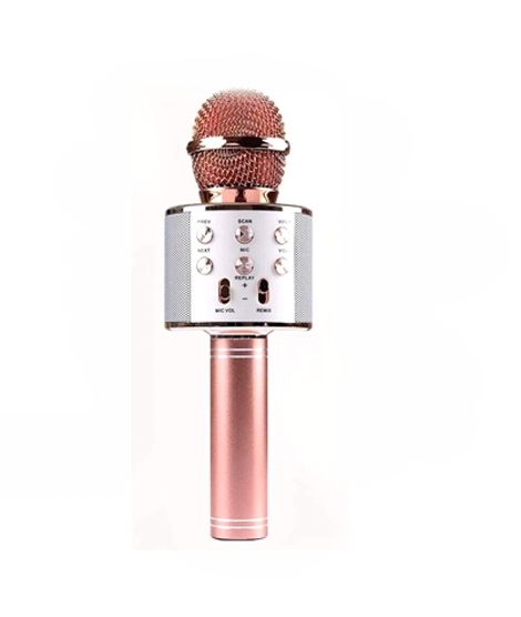 iShopping - Apka Store Wireless Bluetooth Karaoke Microphone Mic Speaker Pink