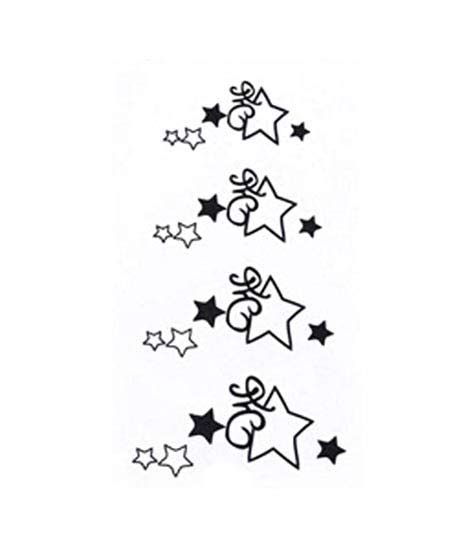 iShopping - M.Mart Star Design Temporary Flash Tattoo Sticker